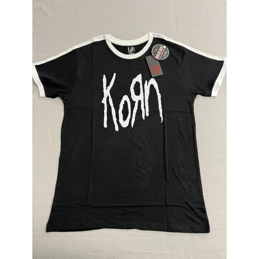 Korn Soccer Ringer Tee - A.D.I.D.A.S Song Inspo - L